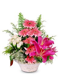 Düşlerimdesin Lilyum Gerbera ve Güller