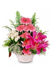  - Düşlerimdesin Lilyum Gerbera ve Güller